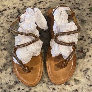 Antonio Melanie Bronze Sandal, 8